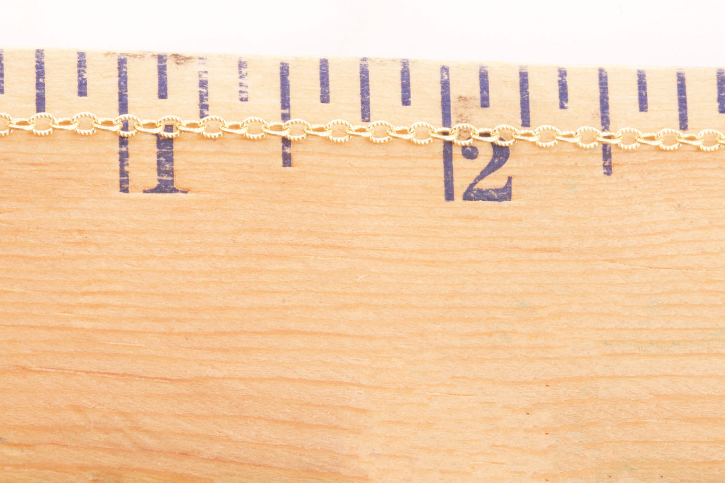 2.2mm x 1.9mm Tiny Texture Oval Chain by Foot in Sterling Silver, Gold Filled, Great for Permanent Jewelry, Permanent Bracelet, Anklet