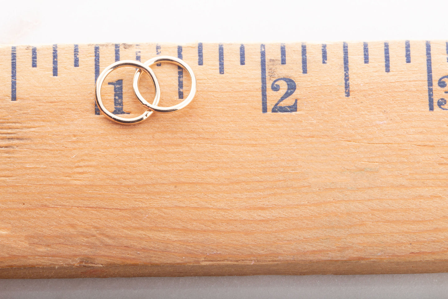 10mm Gold Filled or Sterling Silver Thick Wire Rings, For Permanent Jewelry, Permanent Bracelet, Necklace, Anklet, Friendship Rings