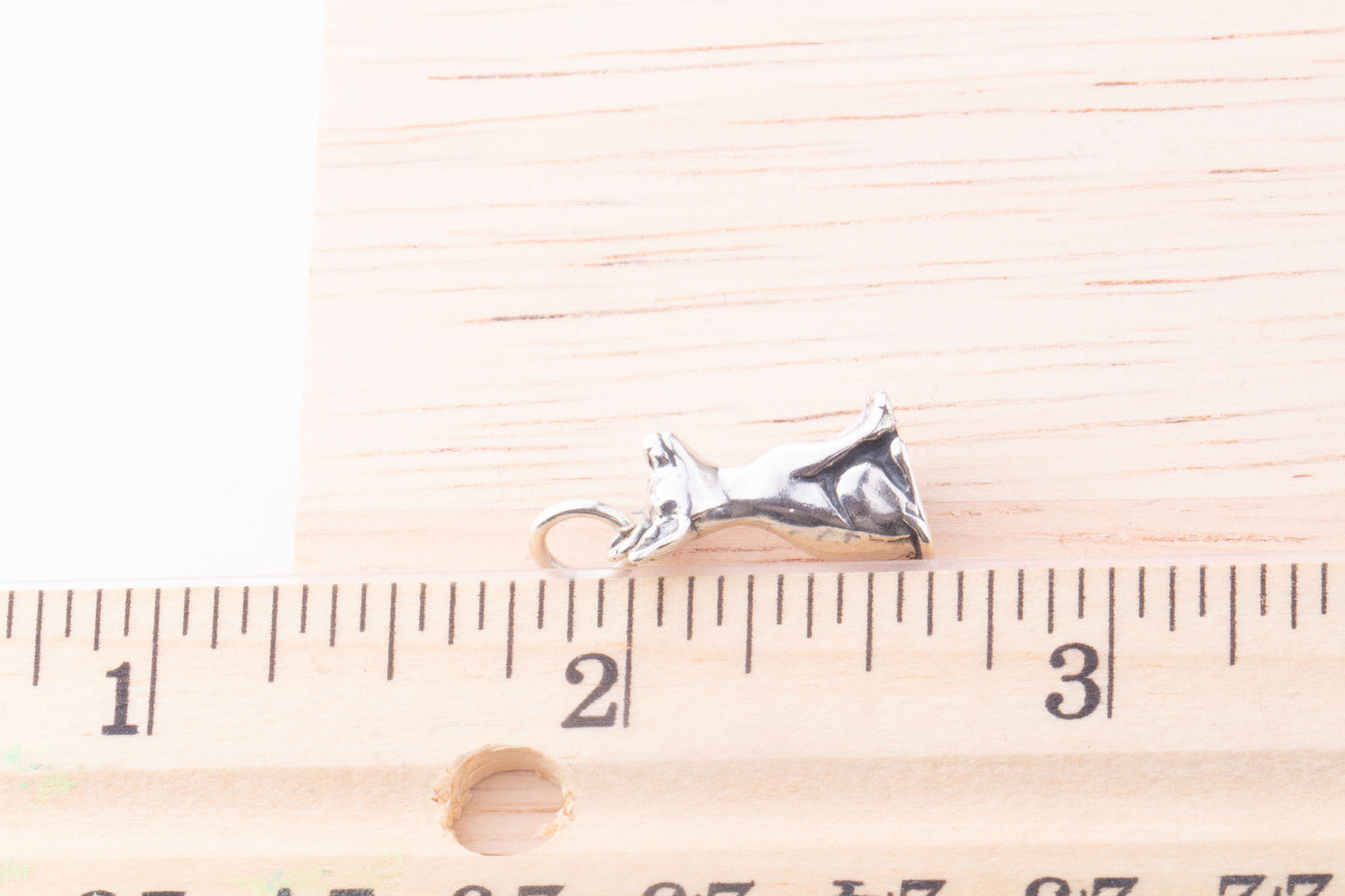 Chihuahua Sterling Silver Charm, Dog Lover Gift, Permanent Jewelry Charm, For Charm Bracelet
