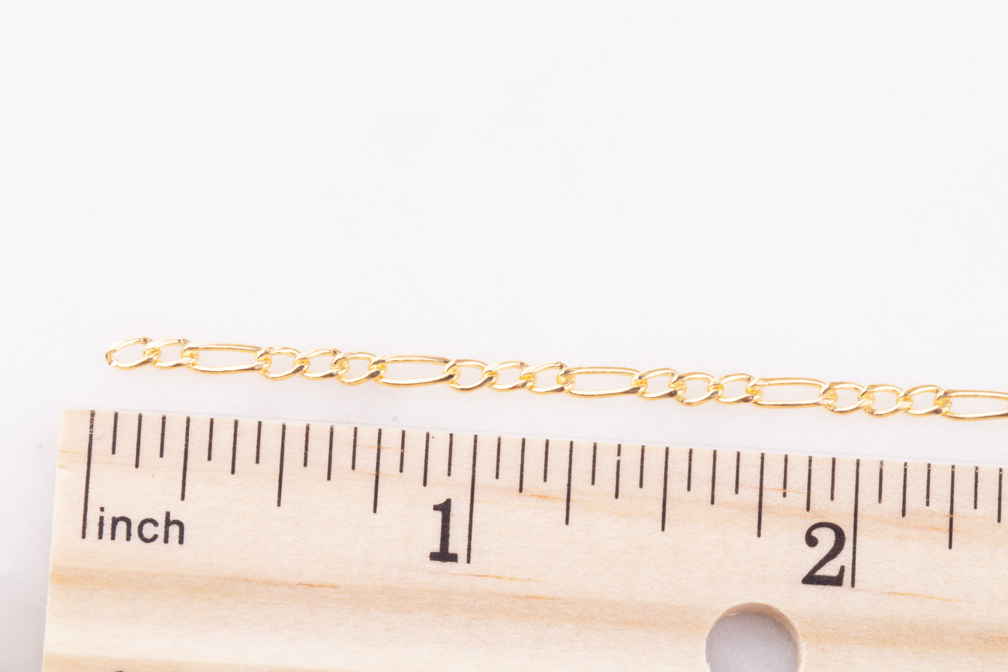 7mm x 3mm Figaro Chain by Foot in Sterling Silver, Gold Filled, Permanent Jewelry Chain, Bulk Dainty Fígaro Chain, Figaro Charm Bracelet
