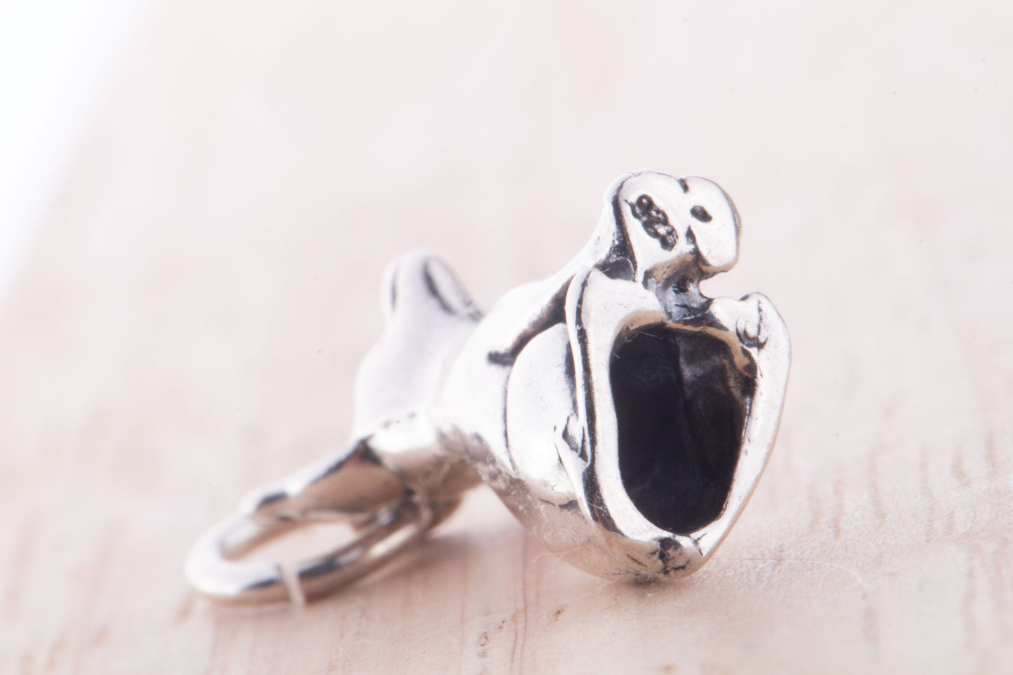 Chihuahua Sterling Silver Charm, Dog Lover Gift, Permanent Jewelry Charm, For Charm Bracelet