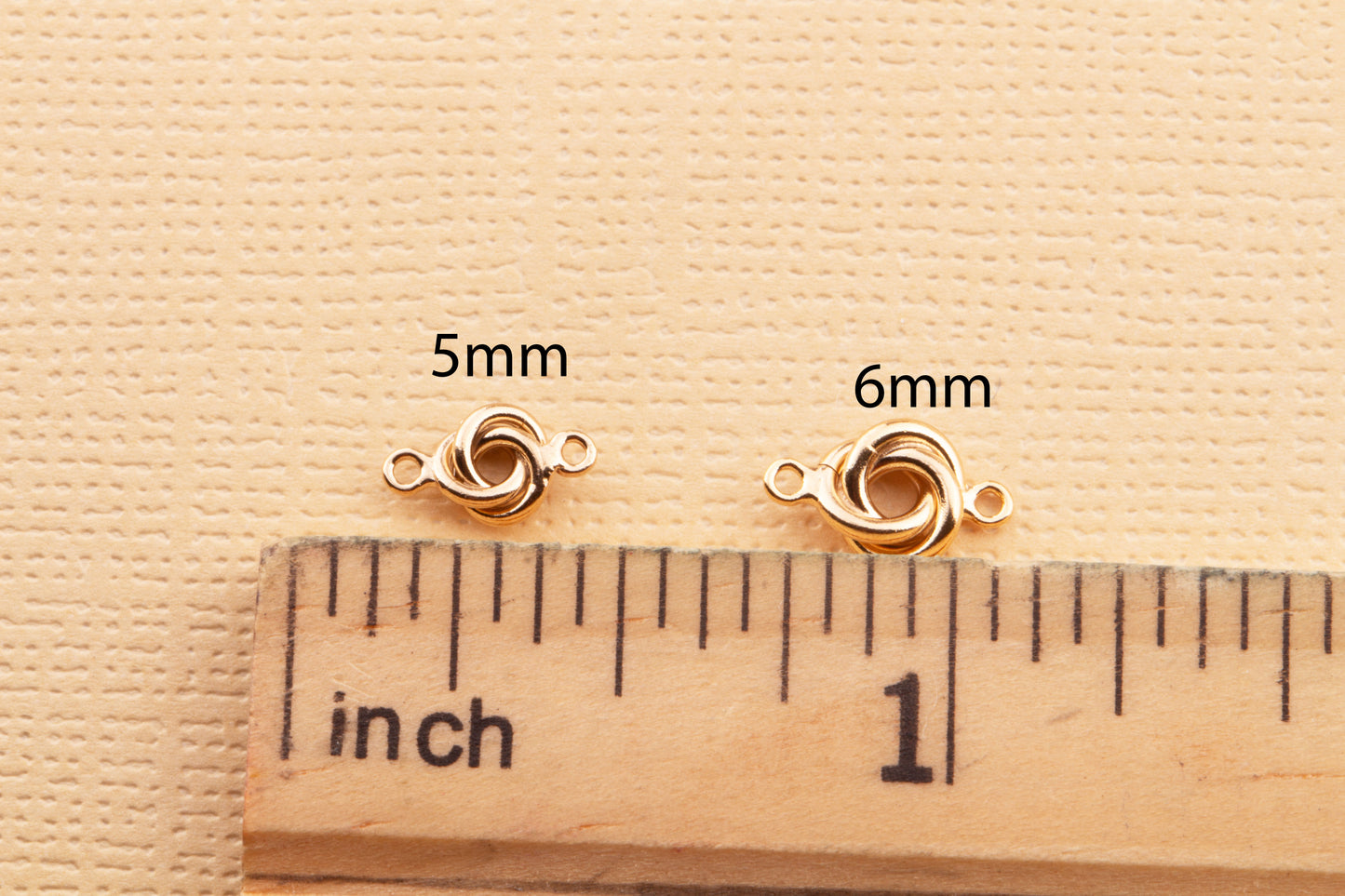 Love Knot Connector, Silver Love Knot Connector, Gold Filled Love Knot, Permanent Jewelry, Love Knot Connector for Bracelet or Necklace