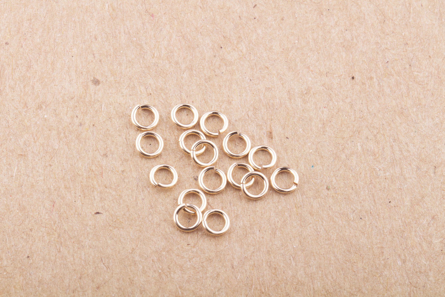 4mm 22 gauge Jump Rings in Sterling Silver, Gold Filled, Rose Gold Filled, Permanent Jewelry, Permanent Chains, Set of 50, 100 Pieces