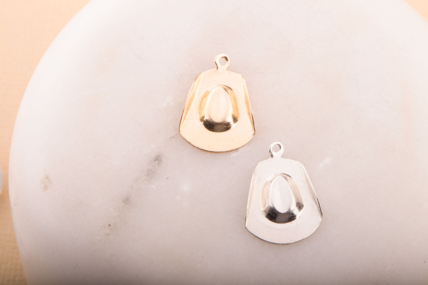 Gold Filled, Sterling Silver Cowgirl Hat Charm, Cowboy Hat Charm, Country Girl Charms, Western Theme Charms, Cowgirl Western Charms